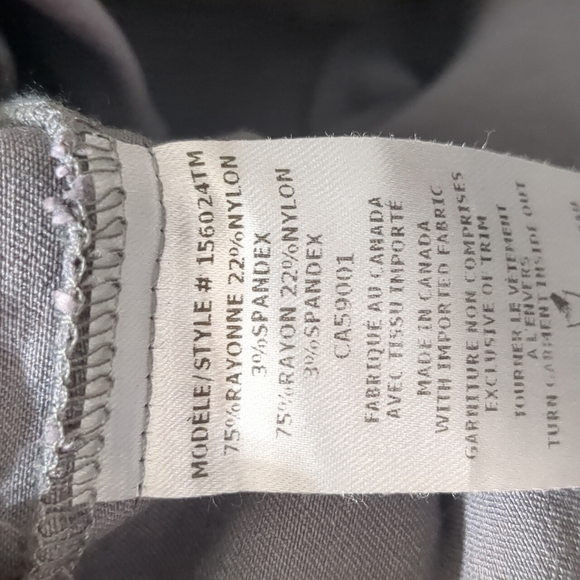 I love Tyler Madison,pant,size xs,75%Rayon,22%nylon,3%spandex,style156024TM,Gray - Picture 7 of 7